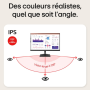 Écran, Display - Écran PC LG 27GN800-B 27GN800-B.AEU 27" QHD - 1ms GtG / 144 Hz / FreeSync - Noir - Occasion avec Chargeur Câble