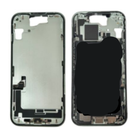 Coque iPhone, Châssis Smartphone - Chassis iPhone 16 sans Vitre Arrière sans Batterie Vert eSIM US (Origine Demonté) Grade A, pr