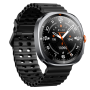Smartwatch, Wearable - Connected Watch HD AMOLED Screen with 2 Bracelets - 1.43 Inches - IP68 Waterproof - XSSIVE XSS-SW12B - Bl