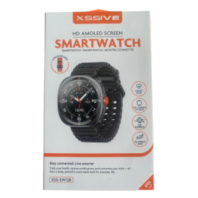 Connected Watch HD AMOLED Screen with 2 Bracelets - 1.43 Inches - IP68 Waterproof - XSSIVE XSS-SW12B - Black Smartwatch, Wearable - Connected Watch HD AMOLED Screen with 2 Bracelets - 1.43 Inches - IP68 Waterproof - XSSIVE XSS-SW12B - Bl