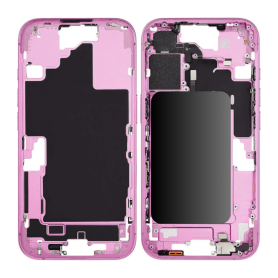 iPhone 16 Plus Chassis without Rear Glass without Battery Pink eSIM US (Original Disassembled) Grade A Shell, Frame - iPhone 16 Plus Chassis without Rear Glass without Battery Pink eSIM US (Original Disassembled) Grade A, wholesale