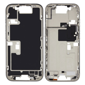 iPhone 16 Pro Max Chassis without Back Glass without Battery Natural Titanium eSIM US (Original Disassembled) Grade AB Châssis, Cadre - iPhone 16 Pro Max Chassis without Back Glass without Battery Natural Titanium eSIM US (Original Disassembled) G