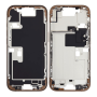 Back Cover, Frame - iPhone 16 Pro Max Rear Chassis without Rear Glass without Battery Titanium Sand (Original Disassembled) Grad