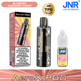 Vape, E-Liquid - Vapoteuse E-Liquide Rechargeable - JNR AeroX Pod+Liquide JNR - 20mg/ml - Blueberry Raspberry Cherry, wholesale 