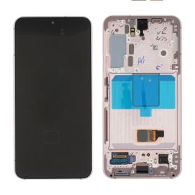 Screen Frame - Samsung Galaxy S22 Plus Pink (S906) Screen Frame (Original Disassembled) - Grade A, wholesale price