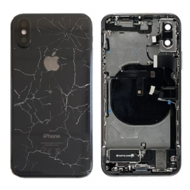 Châssis Vide iPhone X Noir (Origine Demonté) - Cassé Châssis, Cadre - Châssis Vide iPhone X Noir (Origine Demonté) - Vitre Arrière Cassé, prix de gros.