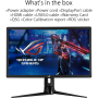 Display, Screen - PC Gaming Monitor ASUS ROG Strix XG27UQR 27 4K UHD - 3840 x 2160 / 144 Hz / 1ms MPRT - Occasion with Charger C