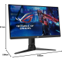 Display, Screen - PC Gaming Monitor ASUS ROG Strix XG27UQR 27 4K UHD - 3840 x 2160 / 144 Hz / 1ms MPRT - Occasion with Charger C