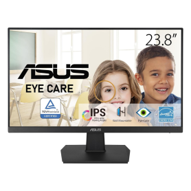 Display - ASUS Essential VA24EHE 90LM0569-B01170 24 FHD Screen - Flicker Free / Low Blue Light - Black - Used with Charger Cable