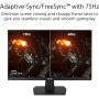 Display - ASUS Essential VA24EHE 90LM0569-B01170 24 FHD Screen - Flicker Free / Low Blue Light - Black - Used with Charger Cable