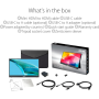 Display, Monitor - Portable Screen ASUS Zenscreen MB16AHG 90LM08U0-B01170 16 FHD - Blue Light Filters / 144 Hz - Used with Charg