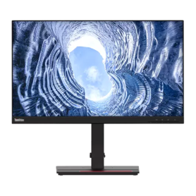 Monitor, Display - PC Screen Lenovo ThinkVision T24h-20 61F0GAT1EU 24 QHD - Black - Used with Charger Cable, wholesale price