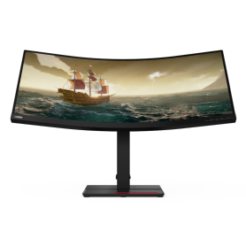 Display, Screen - PC Monitor Lenovo ThinkVision T34w-20 61F3GAT1EU 34 UWQHD - Black - Used with Charger Cable, wholesale price