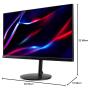 Monitor, Display - PC Gaming Screen ACER Nitro KG282KKV UM.PX2EE.V07 28 UHD - 3840 x 2160 / 144 Hz / 1ms GtG - Second-hand with 