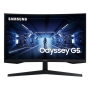 Display, Screen - Curved Gaming Monitor Samsung Odyssey G5 LC27G54TQWUXEN 27 QHD - 2560 x 1440 / FreeSync / 144 Hz - Used with C
