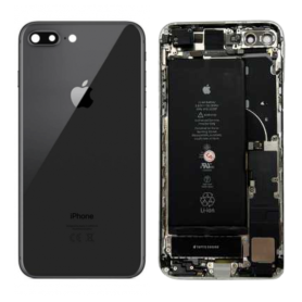 Back Cover Housing iPhone 8 Plus Black - Charging Connector (Original Dismantled) Grade B Back Cover Housing iPhone 8 Plus Black - Charging Connector (Original Dismantled) Grade B