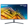 Display, Screen - Curved PC Monitor Samsung U32R594CWR LU32R594CWRXZG 32 UHD - 3840 x 2160 / 60 Hz - Black - Used with Charger C