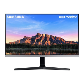 Display, Monitor - PC Monitor Samsung LU28R554UQR LU28R554UQRXZG 28 UHD - 3840 x 2160 / 60 Hz - Black - Used with Charger Cable,
