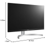Monitor, Display - PC Screen LG 27UL850 27 UHD - 3840 x 2160 / IPS / 60 Hz - Matte Silver - Pre-owned with Charger Cable, wholes