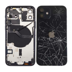 Châssis Complet iPhone 12 Noir - Connecteur de Charge sans Batterie (Origine Demonté) - Cassé Coque, Cadre - Châssis Complet iPhone 12 Noir - Connecteur de Charge sans Batterie (Origine Demonté) - Cassé, prix de gros.