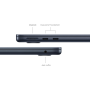 Laptop, Notebook - MacBook Air 15 MRYU3T/A - 8GB/256GB SSD - Apple M3 - Midnight - New - QWERTY, wholesale price