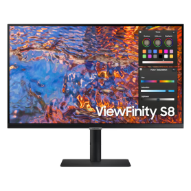 Écran PC Samsung ViewFinity S80 S32B800PXP LS32B800PXPXEN 32" UHD - 3840 x 2160 - Noir - Occasion avec Chargeur Câble Moniteur, Display - Écran PC Samsung ViewFinity S80 S32B800PXP LS32B800PXPXEN 32" UHD - 3840 x 2160 - Noir - Occasion avec Charg