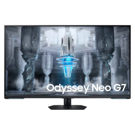 Écran Gaming Samsung Odyssey Neo G7 LS43CG700NUXEN 43" UHD - 3840 x 2160 / 144 Hz - Blanc - Occasion avec Chargeur Câble Moniteur, Display - Écran Gaming Samsung Odyssey Neo G7 LS43CG700NUXEN 43" UHD - 3840 x 2160 / 144 Hz - Noir - Occasion avec Cha