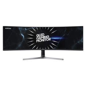 Écran Gaming Incurvé Samsung C49RG94SSU LC49RG94SSUXZG 49" UWDQHD - 5120 x 1440 / 120 Hz - Noir - Occasion avec Chargeur Câble Écran, Moniteur - Écran Gaming Incurvé Samsung C49RG94SSU LC49RG94SSUXZG 49" UWDQHD - 5120 x 1440 / 120 Hz - Noir - Occasion ave