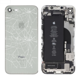 Châssis Complet iPhone 8 Blanc - Connecteur de Charge + Batterie (Origine Demonté) - Cassé Smartphone Apple, Téléphone - Châssis Complet iPhone 8 Blanc - Connecteur de Charge + Batterie (Origine Demonté) - Cassé, prix d
