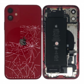 Châssis Vide iPhone 12 Rouge (Origine Demonté) - Cassé Châssis, Cadre, Structure - Châssis Vide iPhone 12 Rouge (Origine Demonté) - Cassé, prix de gros.