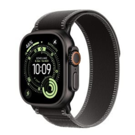 Smartwatch, Wearable - Apple Watch Ultra 3 Cellular 5G 49mm Titanium Black Smartwatch with Trail Loop M/L Black/Charcoal Band - 