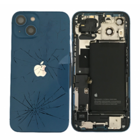 Châssis Complet iPhone 13 Mini Bleu - Connecteur de Charge + Batterie (Origine Demonté) - Cassé Smartphone Apple, Téléphone - Châssis Complet iPhone 13 Mini Bleu - Connecteur de Charge + Batterie (Origine Demonté) - Cassé, p