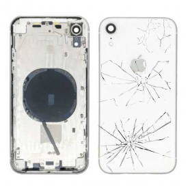 Châssis Vide iPhone XR Blanc (Origine Demonté) - Cassé Châssis iPhone, Structure, Cadre - Châssis Vide iPhone XR Blanc (Origine Demonté) - Cassé, prix de gros