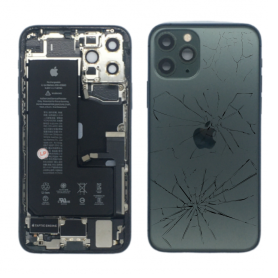 Châssis Complet iPhone 11 Pro Vert - Connecteur de Charge + Batterie (Origine Demonté) - Cassé Châssis, Châssis Téléphone - Châssis Complet iPhone 11 Pro Vert - Connecteur de Charge + Batterie (Origine Demonté) - Cassé, pri