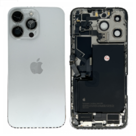 Full Frame iPhone 14 Pro Max White - Charging Connector Battery (Original Disassembled) - Broken Smartphone Parts - Full Frame iPhone 14 Pro Max White - Charging Connector Battery (Original Disassembled) - Broken, wholesale p