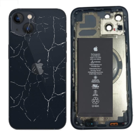 Châssis Complet iPhone 13 Noir - Sans Connecteur de Charge + Batterie (Origine Demonté) - Cassé Coque, Enveloppe - Châssis Complet iPhone 13 Noir - Sans Connecteur de Charge + Batterie (Origine Demonté) - Cassé, prix de gros