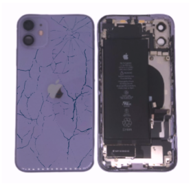 Châssis Complet iPhone 11 Violet - Sans Connecteur de Charge + Batterie (Origine Demonté) - Cassé Châssis, Cadre - Châssis Complet iPhone 11 Violet - Sans Connecteur de Charge + Batterie (Origine Demonté) - Cassé, prix de gros