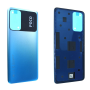 Back Glass - Xiaomi Poco M4 Pro Rear Window without Contour Lens Blue (Original Disassembled) - Grade A, wholesale price