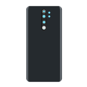 Dos, Coque arrière - Vitre arrière Xiaomi Redmi Note 8 Noir (Original Démonté) - Grade A, prix de gros.