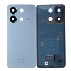 Dos, Coque - Vitre arrière Xiaomi Redmi Note 13 4G Bleu Sans Contour Lantille (Original Démonté) - Grade A, prix de gros.