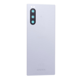 Dos, Revêtement - Vitre arrière Sony Xperia 5 IV Blanche (Original Démonté) - Grade A, prix de gros.