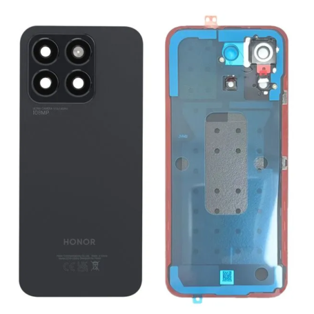 Back Glass, Rear Cover - Honor X8b Rear Glass (Original Disassembled) Black - Grade A, wholesale price