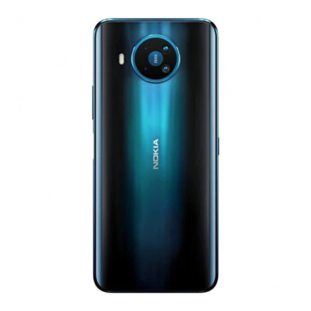 Back Glass, Rear Cover - Nokia 8.3 Black Back Glass Without Lens Frame (Original Disassembled) - Grade A, wholesale price