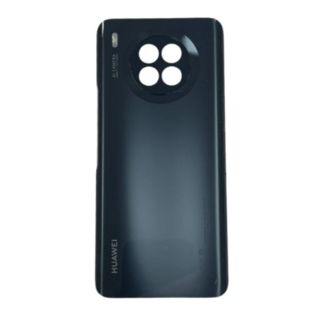 Back Glass, Rear Cover - Huawei Nova 8i Black Rear Glass Without Lens Frame (Original Disassembled) - Grade A, wholesale price