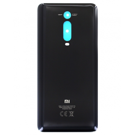 Vitre arrière Xiaomi Mi 9T et Mi 9T Pro Noir Avec logo + Adhesif