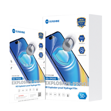 Protective Film, Screen Protector - SUNSHINE SS-TP350 HD Anti-breakage Hydrogel Film - 50Pcs, wholesale price