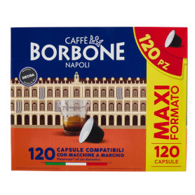 Coffee Capsules Borbone Napoli Miscela Decisa - French standard size Nespresso L'OR - 120pcs Espresso Pods, Coffee Capsules - Coffee Capsules Borbone Napoli Miscela Decisa - French standard size Nespresso L'OR - 120pcs, w