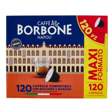 Coffee Pods, Espresso Capsules - Coffee Capsules Borbone Napoli Strong Blend - Compatible with Nespresso - 120pcs, wholesale pri