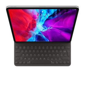 Housse/Clavier Smart Keyboard Folio pour iPad Pro 12.9 (3/4/5/6 génération) - AZERTY (Apple) - Bon État Claviers, Accessoires - Clavier Smart Folio Bluetooth pour iPad Pro 12.9" (Gen 3 & 4) Noir - Apple - AZERTY - Bon État, prix de
