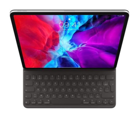 Keyboard, Accessory - Smart Folio Bluetooth Keyboard for iPad Pro 12.9" (Gen 3 & 4) Black - Apple - QWERTY - Good Condition, who